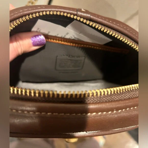 ✨Coach (NWT) Small Camera Bag In Signature Jacquard With Quilting✨ - Picture 8 of 13